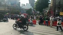 Situasi Terkini Jalan KH Wahid Hasyim, Diperkirakan Akan Dihadiri Ratusan Orang