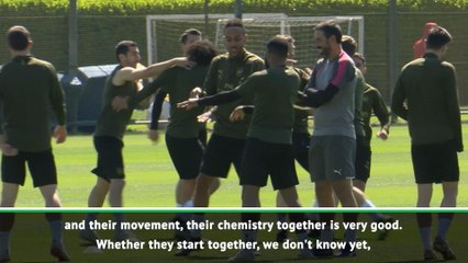 Lacazette and Aubameyang partnership the best I've seen - Iwobi