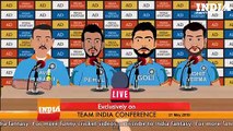 World Cup 2019 India Team Press Conference _ ICC Cricket World Cup 2019