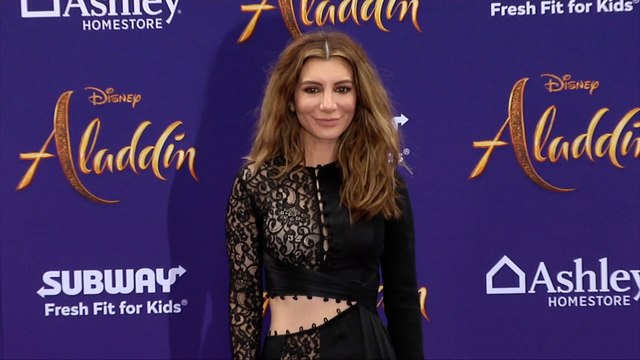 Nasim Pedrad Aladdin World Premiere Purple Carpet