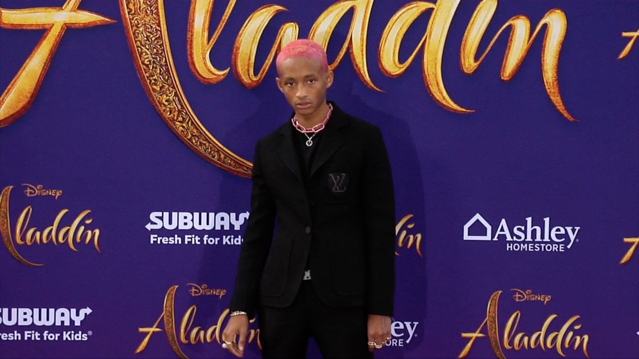 Jaden Smith "Aladdin" World Premiere Purple Carpet