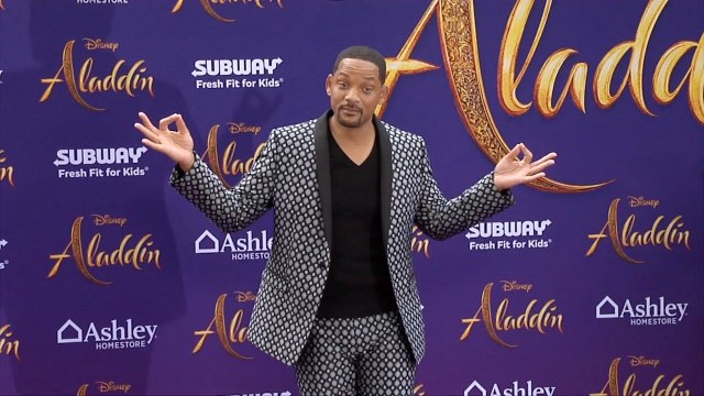 Will Smith Aladdin World Premiere Purple Carpet