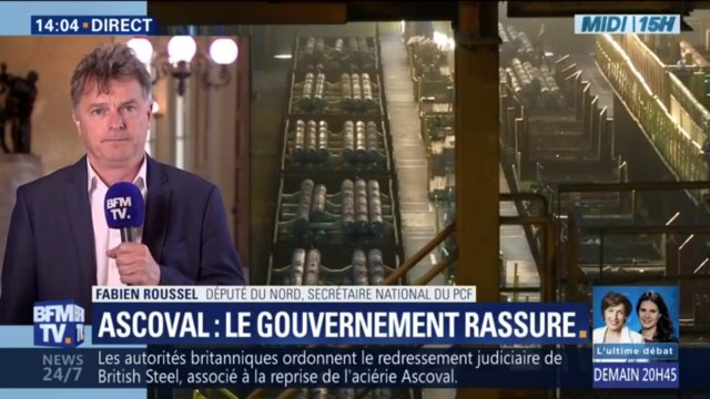 Fabien Roussel (PCF) sur la reprise d'Ascoval: Olympus Steel doit confirmer son engagement financier