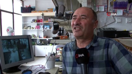 Yayaların ölümden döndüğü anlar güvenlik kamerasında