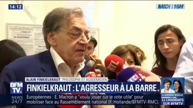 Ce n'est pas en tant qu'individu que j'ai été insulté, c'est en tant que juif. Alain Finkielkraut explique pourquoi il n'a pas porté plainte