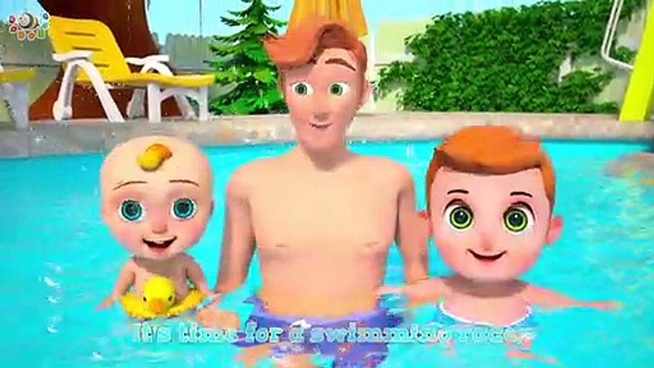 Swimming Song | Nursery Rhymes & Kids Songs DoDoBee