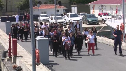 İstanbul- Öğrenciler 'Güven Gemisi'yle Boğaz Turu Yaptı