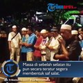 Massa di Sisi Selatan Gelar Salat Isya dan Tarawih Berjamaah