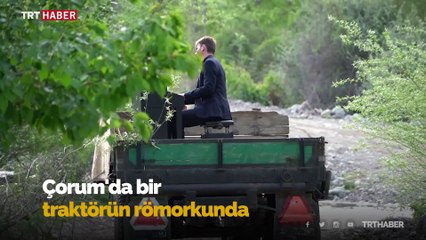 Traktör römorkunda piyano resitali