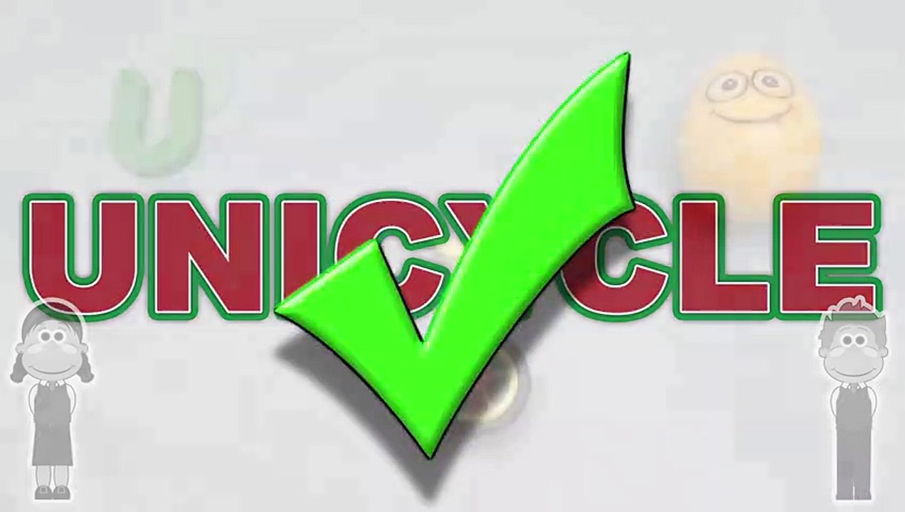 ABC Song for Kids! Spelling for Children Learning the Letter "U"!  Lesson 48