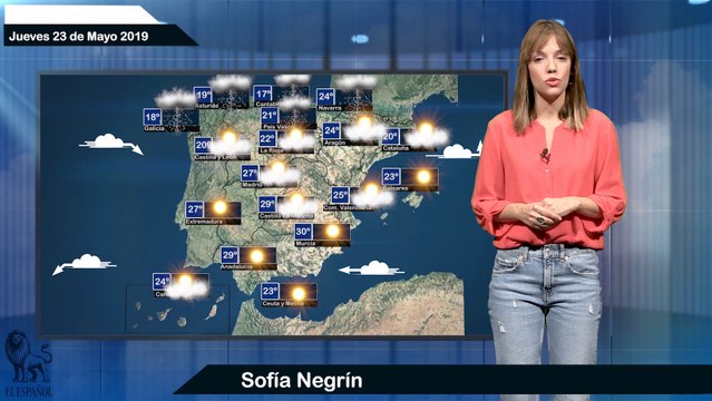 El tiempo: pronóstico para el jueves 23 de mayo