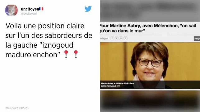 Européennes. Pour Martine Aubry, avec Mélenchon, « on sait qu’on va dans le mur »