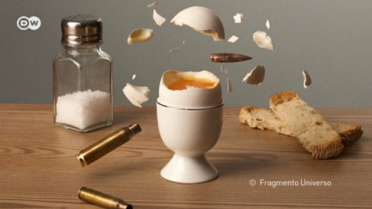 Ovo baleado e esmalte de gema: o café da manhã mais maluco que você já viu