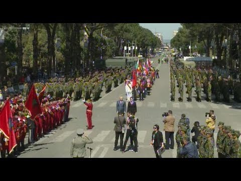 Shqipëria 10 vjet në NATO - Parada ushtarake në Tirane
