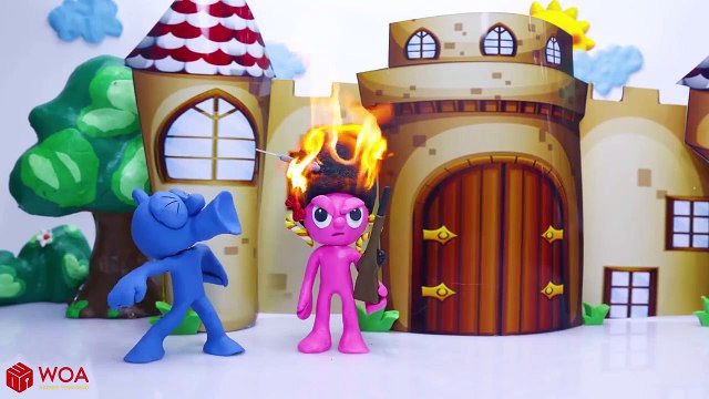 CLAY MIXER: 3D M&M CHOCOLATE PACMAN Play Doh Cartoons