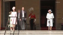 Right Now: Duke and Duchess of Cambridge at Garden Party Hosted by Queen Elizabeth at Buckingham Palace