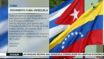 Grupo de solidaridad Venezuela-Cuba rechaza agresiones de EE.UU.