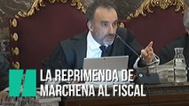 La reprimenda de Marchena al fiscal por su pregunta sobre la violencia