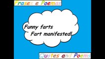 Funny farts: Fart manifested! [Quotes and Poems]