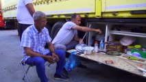 Tır şoförlerinden sınırda iftar - ŞIRNAK