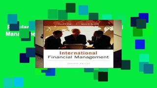 Popular to Favorit  International Financial Management by Cheol Eun