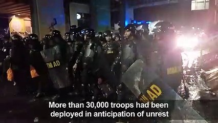 Indonesian capital tense after violent election clashes