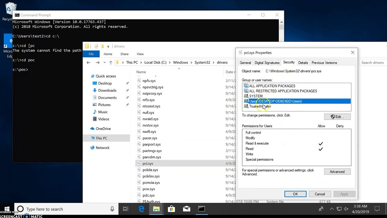Falha no Windows 10 - Programador de Tarefas
