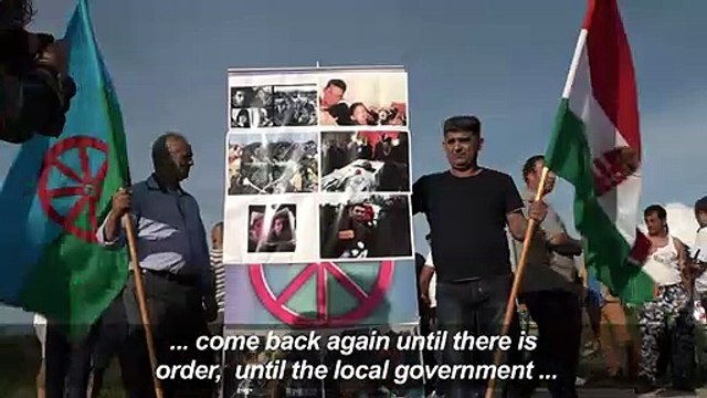 Hungary far-right protest stokes fears of anti-Roma violence