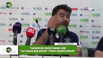 Ümit Özat: "Hakemler Kadir İnanır gibi "Ali Kıran baş kesen" itiraz edemiyorsun"