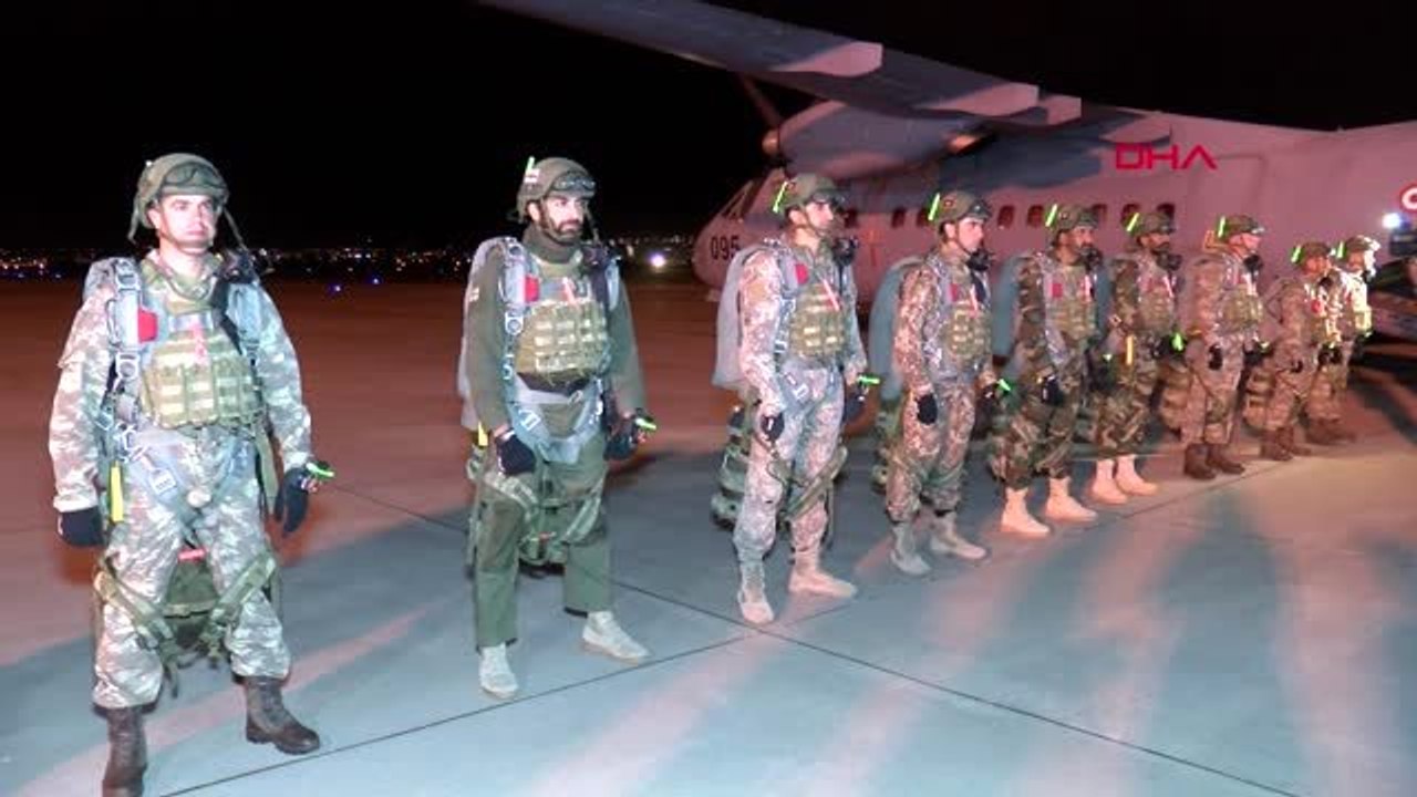 Kayseri 'Erciyes 2019' Tatbikatı Gece Atlayışıyla Başladı