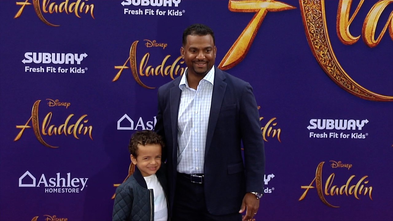 Alfonso Ribeiro "Aladdin" World Premiere Purple Carpet