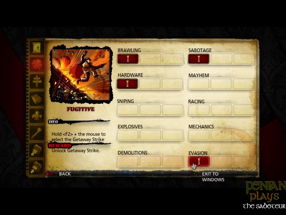 Fenian Plays | The Saboteur Part 9: Stick Of Notions