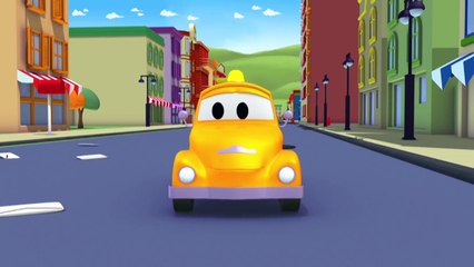 Tom The Tow Truck and PETER the POST CAR in Car City | Cars & Trucks construction cartoon children