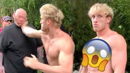 KSI Reacts To Logan Paul Slap Knocking Man Out In Viral Video