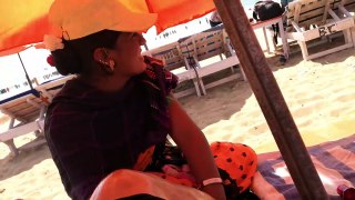 Massage at Calangute Beach Goa , May 2019