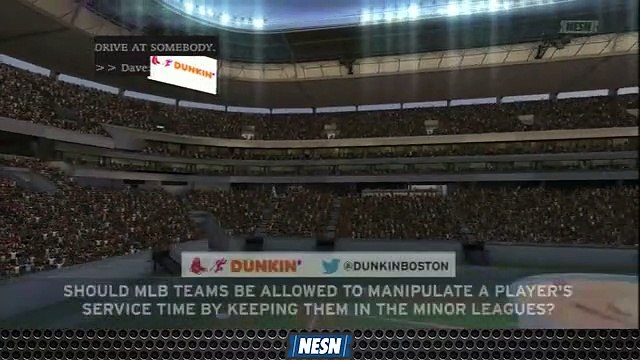 Dunkin' Poll: Should MLB teams be allowed to manipulate a player's service time by keeping them in the minor leagues?