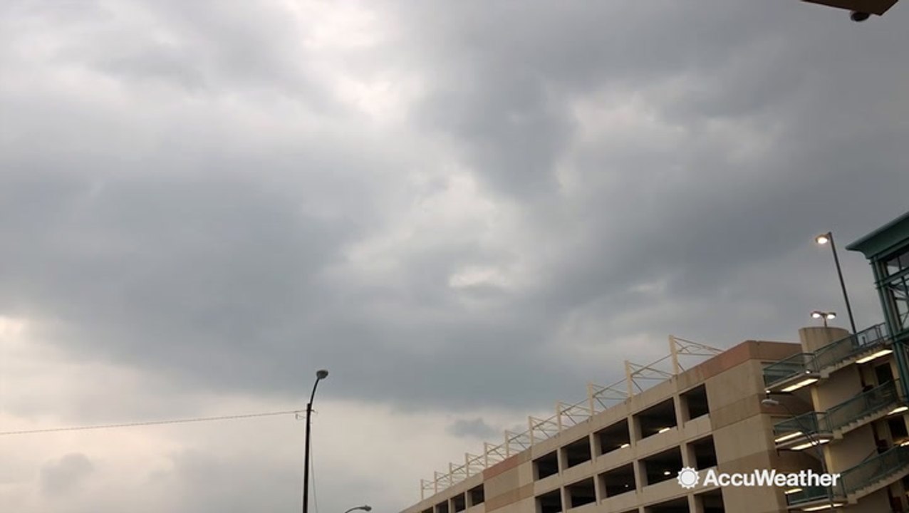 Tornado sirens ring out