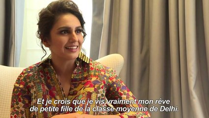 A Cannes, avec une actrice qui se prépare pour le tapis rouge