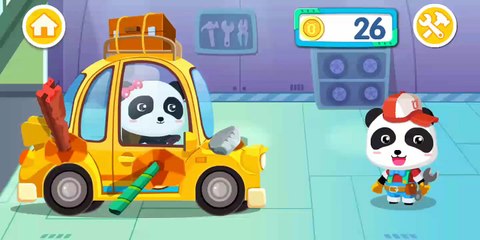 Panda Lucu Memperbaiki Mobil Rusak Berat Habis Kecelakaan (Baby Bus)