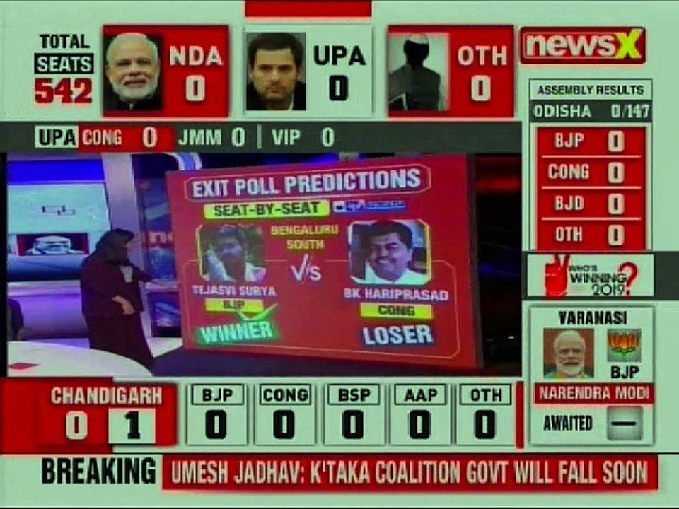 Lok Sabha General Elections Counting Live Updates 2019: BJP Leading on 5 Seats In Karnataka