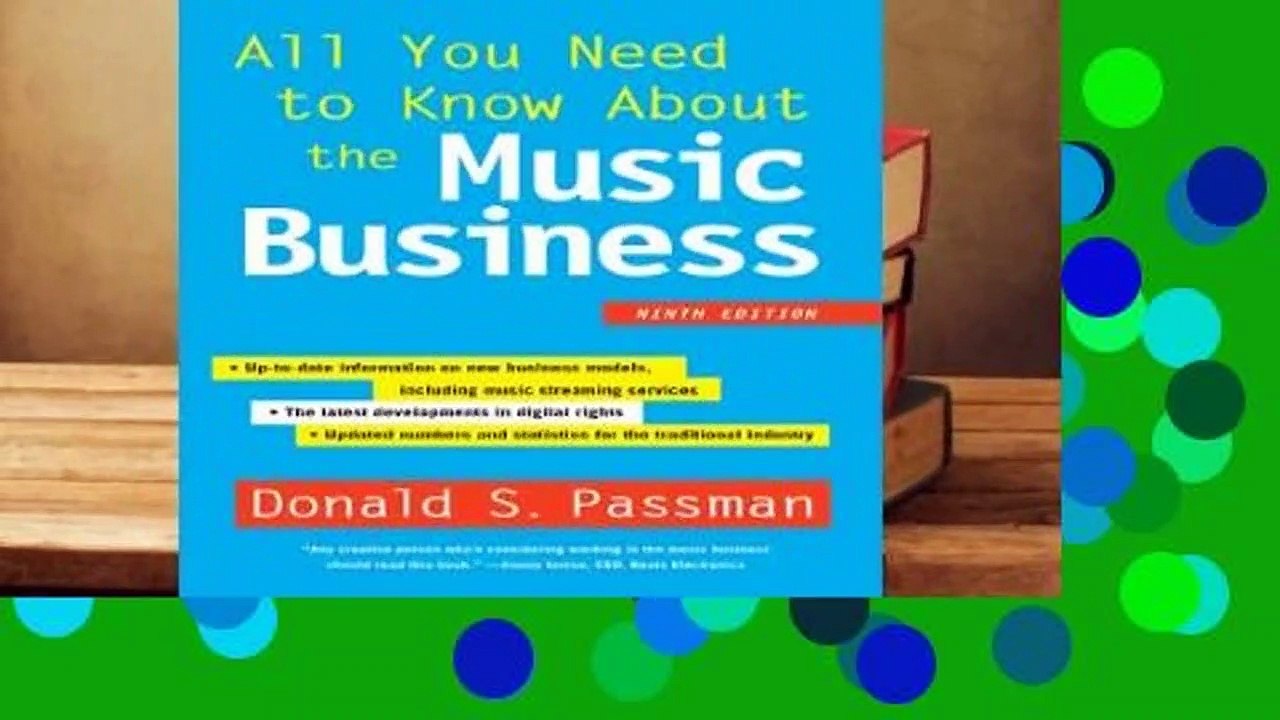 [BEST SELLING]  All You Need to Know About the Music Business