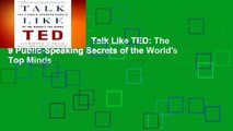 [NEW RELEASES]  Talk Like TED: The 9 Public-Speaking Secrets of the World's Top Minds