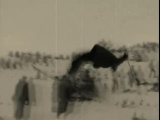 Backflip skiing