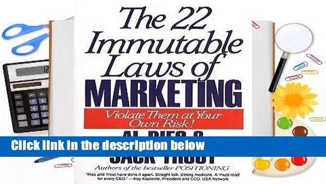 Any Format For Kindle The 22 Immutable Laws of Marketing: Violate Them at Your Own Risk by Al