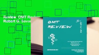 Review  OMT Review - Robert G. Savarese