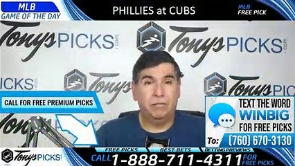 Philadelphia Phillies vs Chicago Cubs 5/23/2019 Picks Predictions