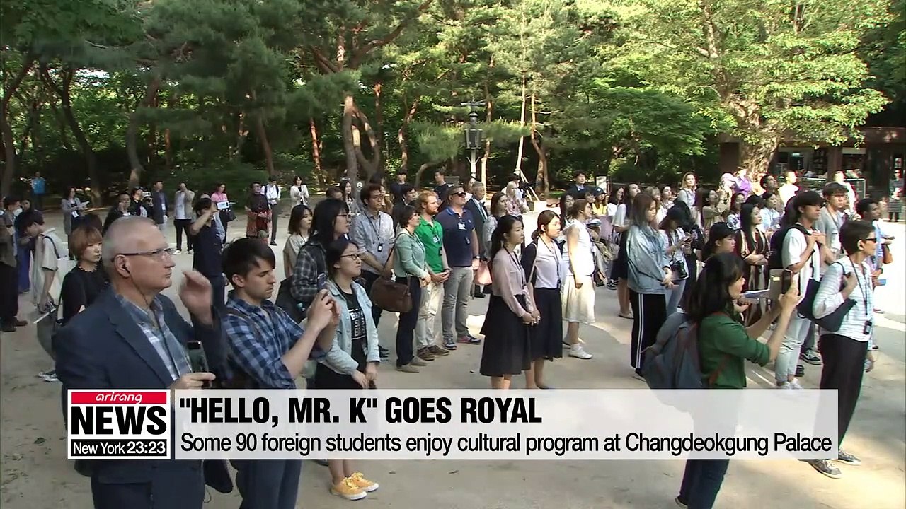 Hello, Mr. K  Cultural performances for international students in Korea