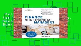 Full E-book  Finance for Nonfinancial Managers, Second Edition (Briefcase Books Series)