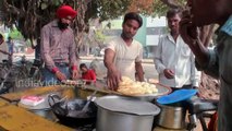 Chole Bhature Fast Food Roadside Vendor - Haryana