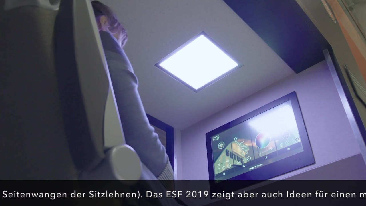 Mercedes-Benz ESF 2019 TecDay - Vitalisierende Innenbeleuchtung